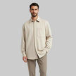 Giacca C6909N in felpa con collo camicia