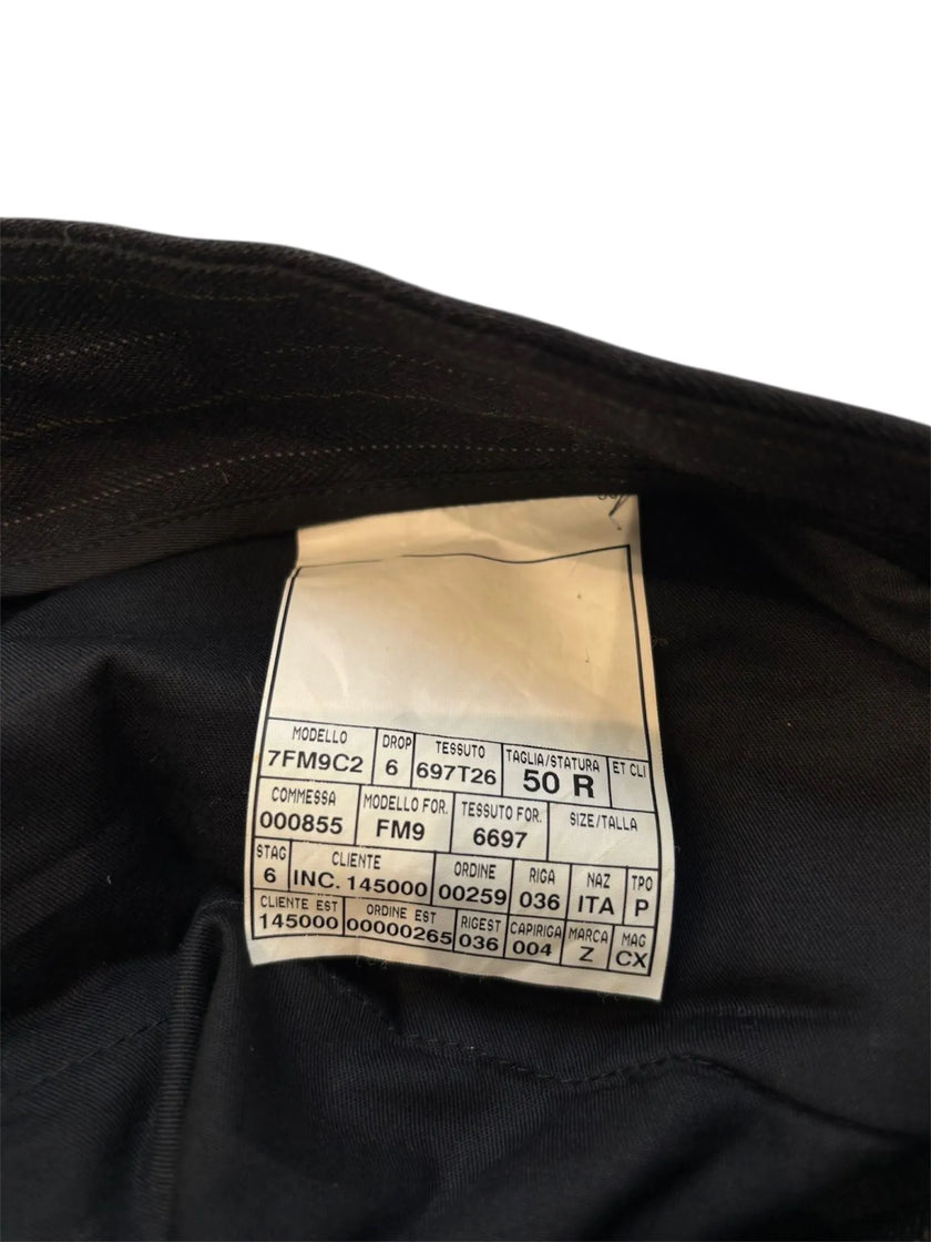 Pantalone gessato in lana ZEGNA