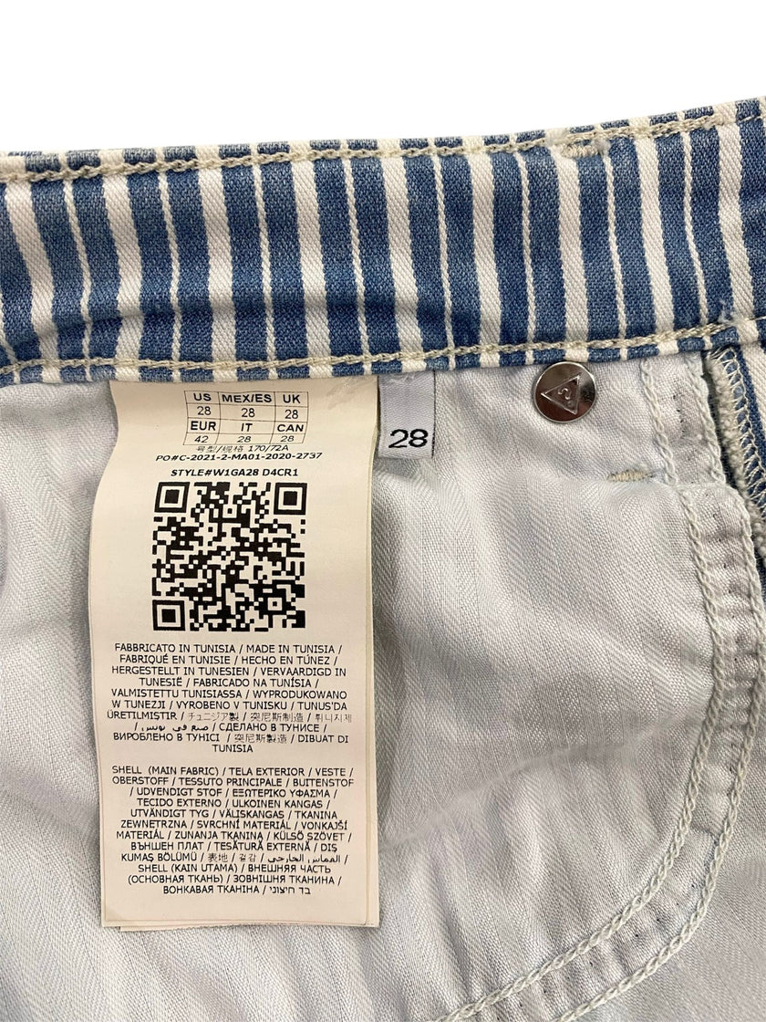 Jeans con quattro bottoni a righe GUESS