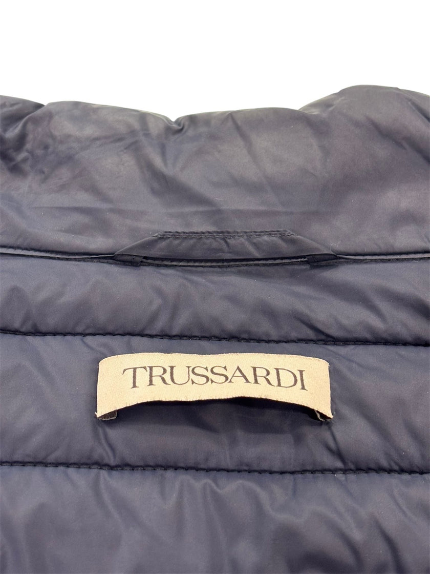 Piumino con logo TRUSSARDI