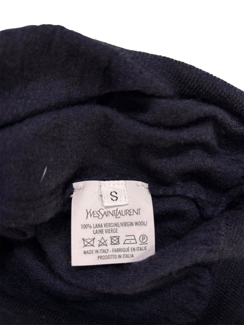 Maglia dolcevita basic in lana YVES SAINT LAURENT