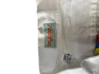 Camicia mezza manica con fantasia astratta e scritta laterale BYBLOS