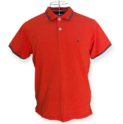 Polo basic con due bottoni e logo ENRICO COVERI