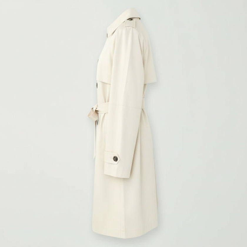Trench con cintura e bottoni a contrasto MAXMARA