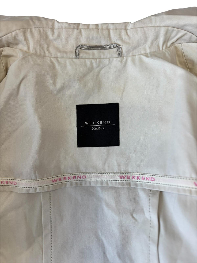 Trench con cintura e bottoni a contrasto MAXMARA