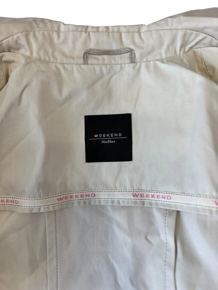 Trench con cintura e bottoni a contrasto MAXMARA