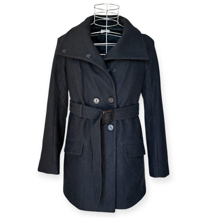 Cappotto doppiopetto con cintura e collo ampio PINKO