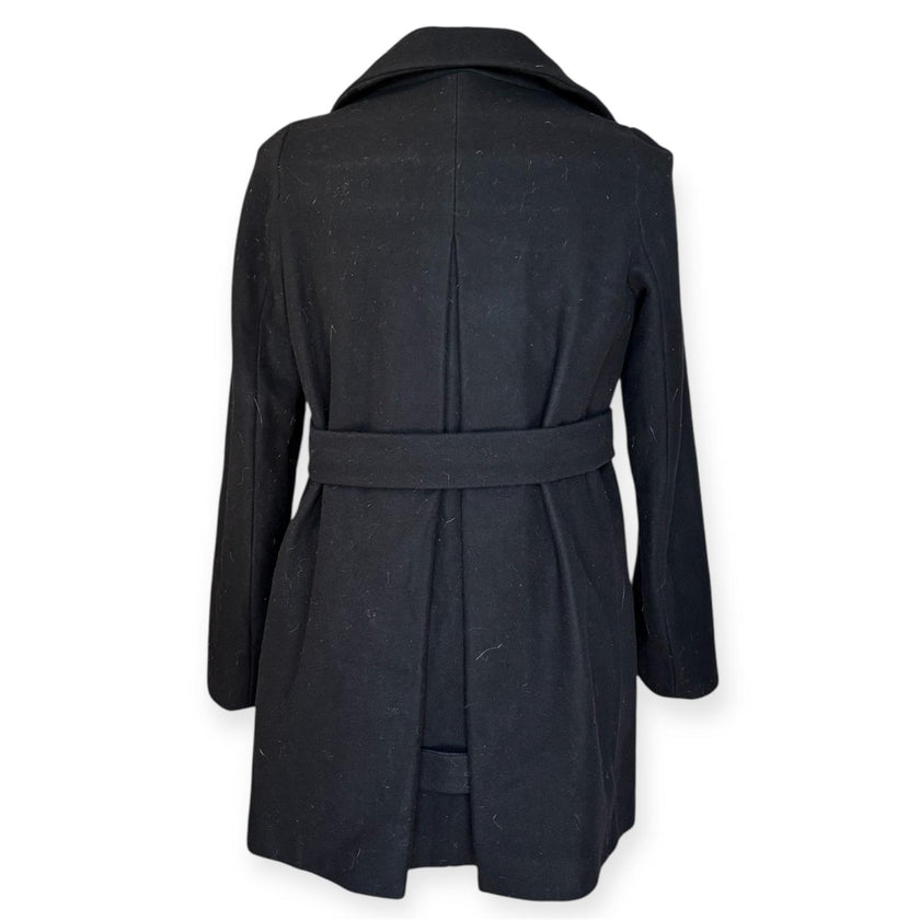 Cappotto doppiopetto con cintura e collo ampio PINKO