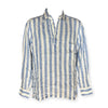 Camicia mezza abbottonatura con fantasia a righe BARBA