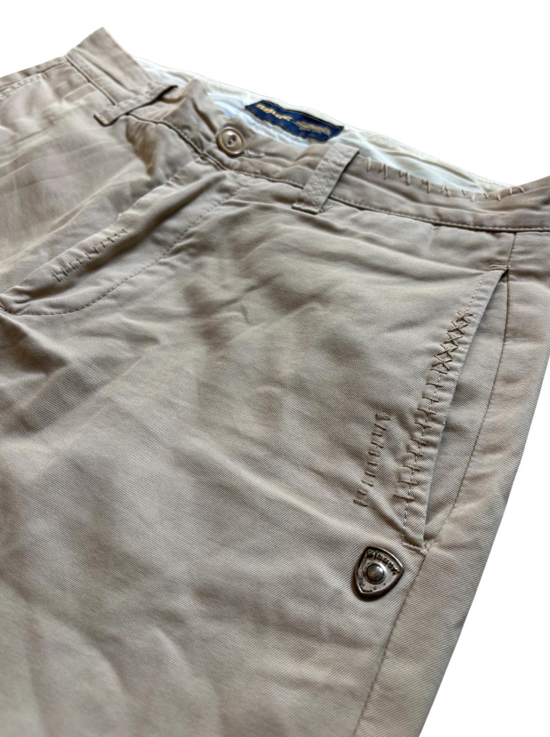 Pantalone chino con cuciture a zigzag lungo la tasca BLAUER