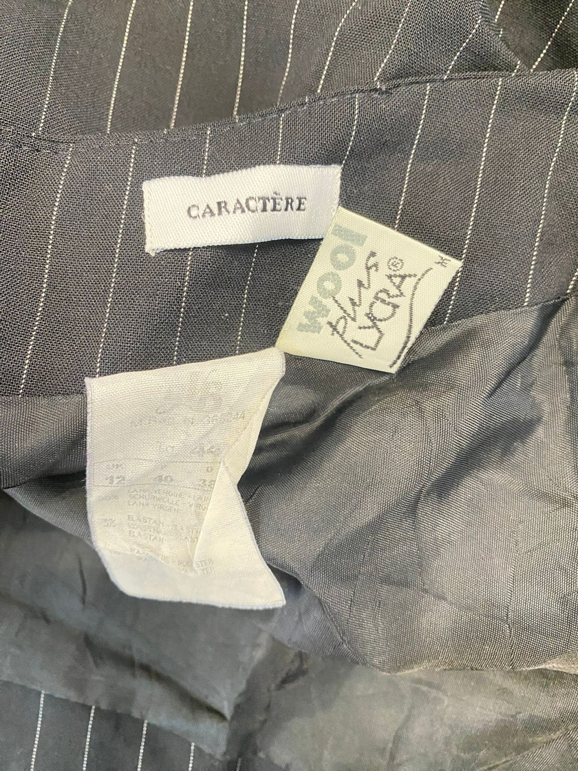 Gonna gessata taglio dritto