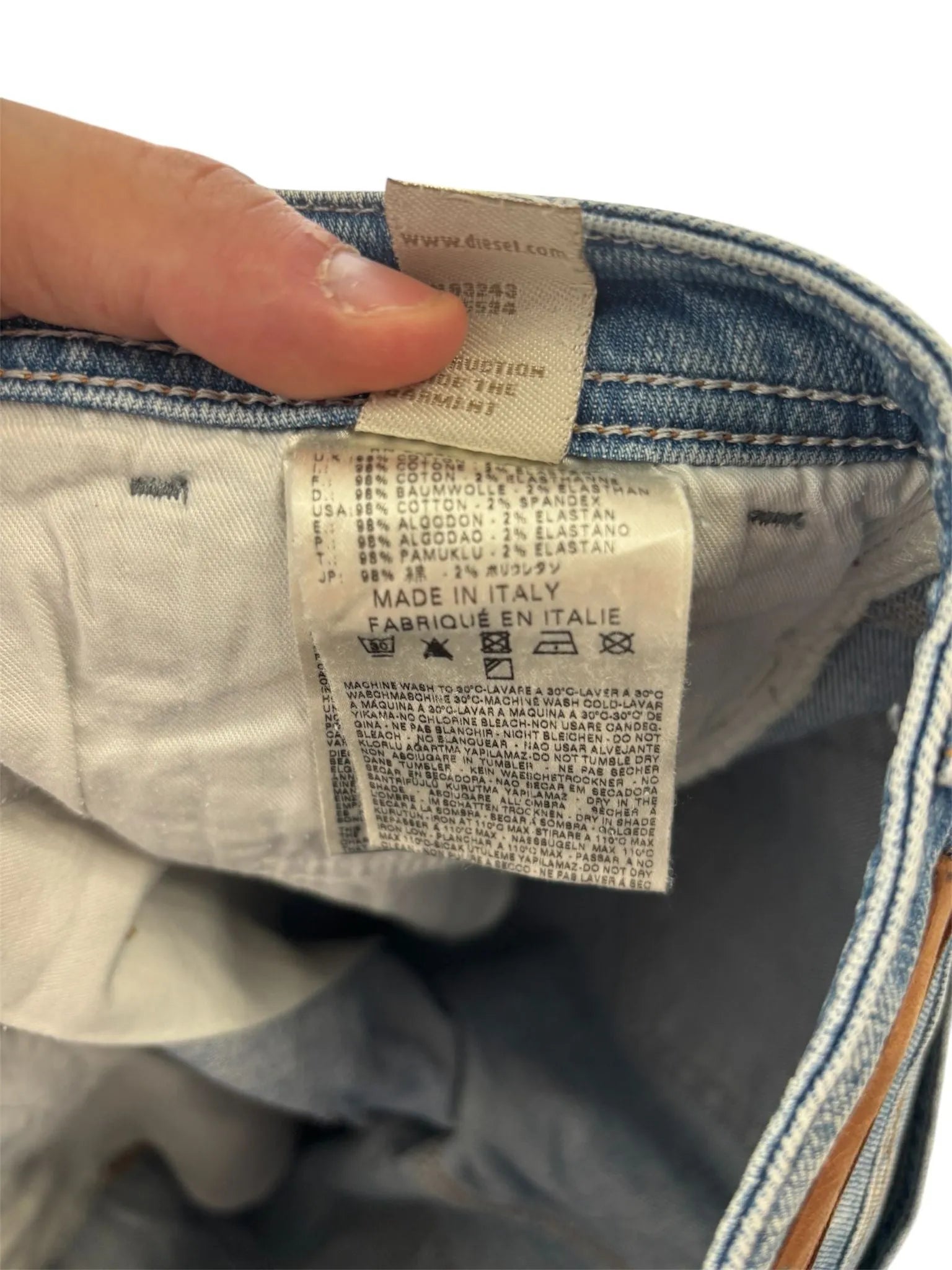Jeans cinque tasche con vita regolare DIESEL