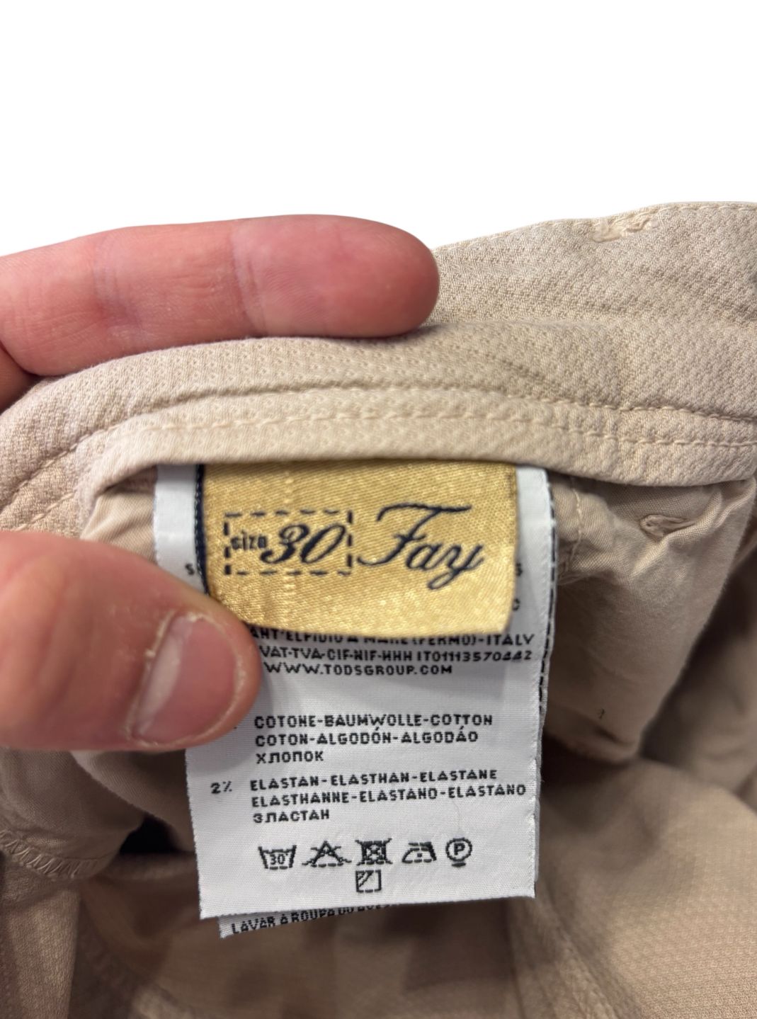 Pantalone dritto casual FAY