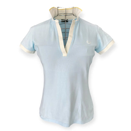 Poloconcollettoemanicheacontrastoelogo FREDPERRY