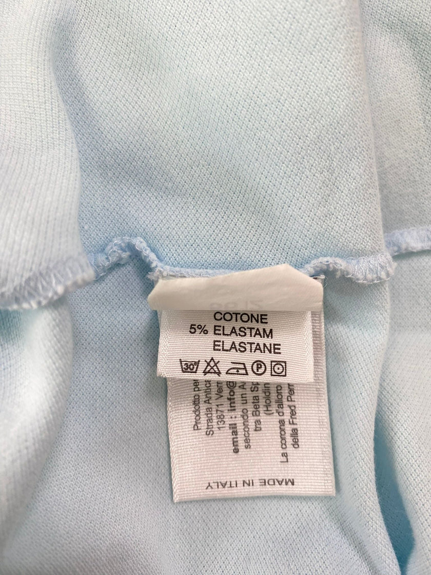 Poloconcollettoemanicheacontrastoelogo FREDPERRY