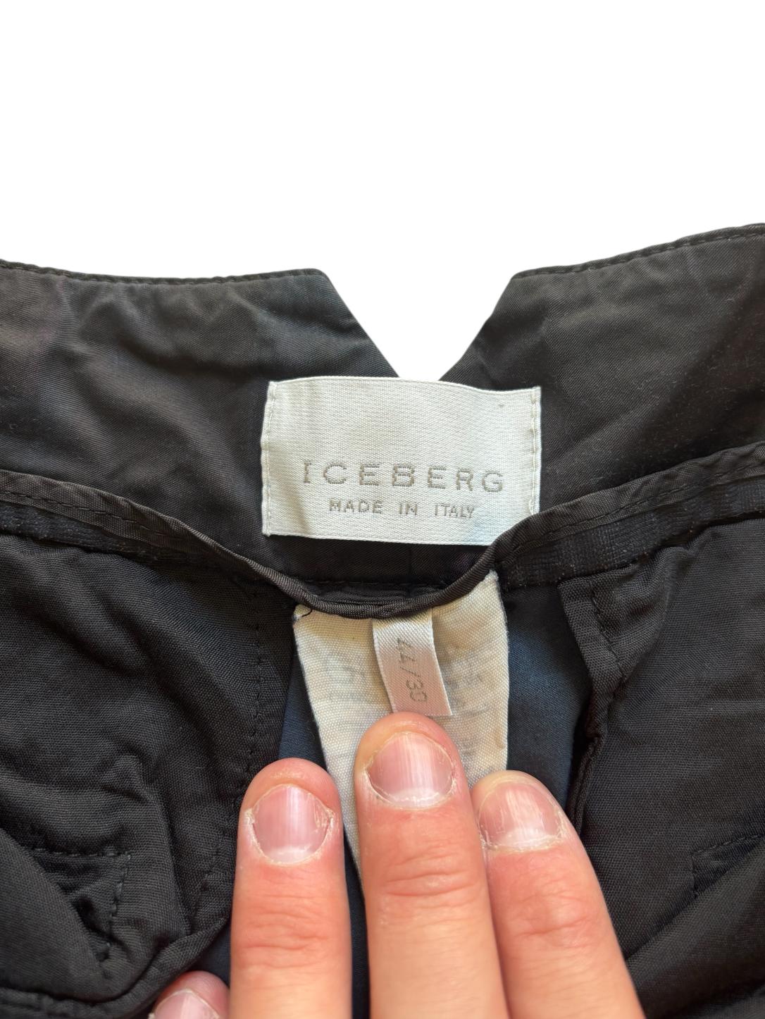 Pantalone 3/4 con spacchetti laterali ICEBERG