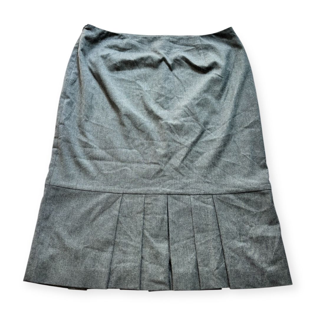 Gonna con balza a pieghe sul fondo KRIZIA