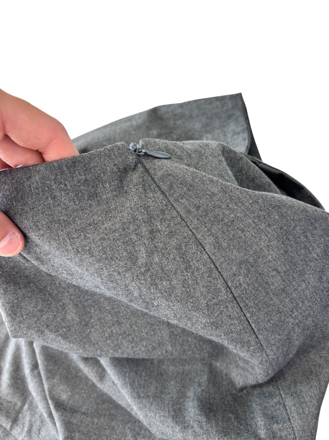 Gonna con balza a pieghe sul fondo KRIZIA