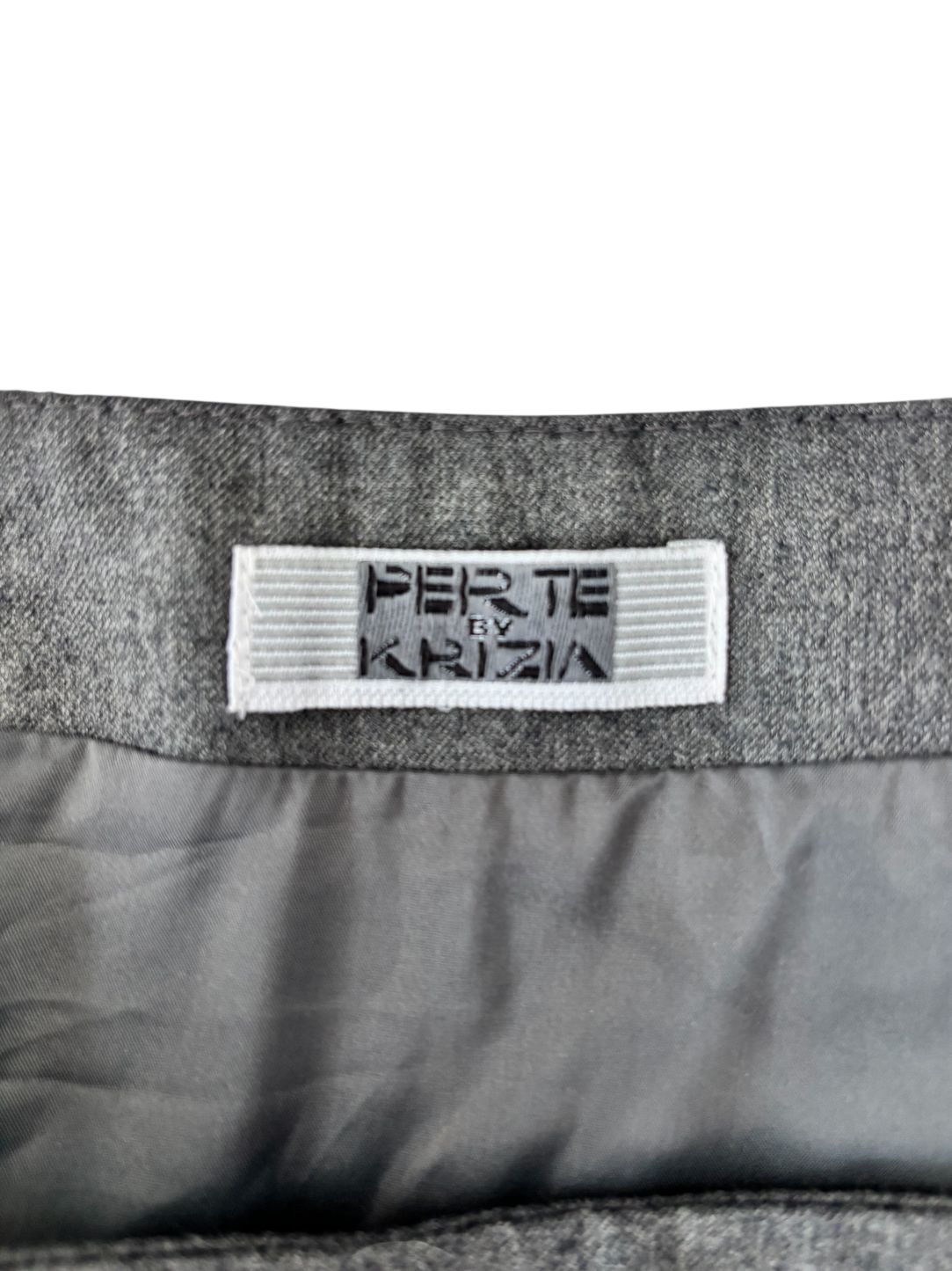 Gonna con balza a pieghe sul fondo KRIZIA