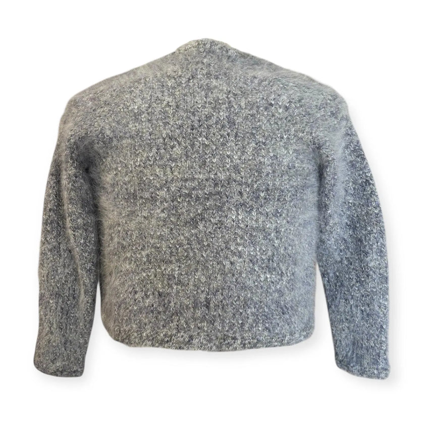 Cardigan corto aperto con tessuto morbido LANCETTI