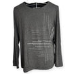 Maglia maniche lunghe con dettagli in strass