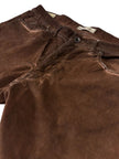 Pantalone effetto vintage con cuciture a contrasto MCS