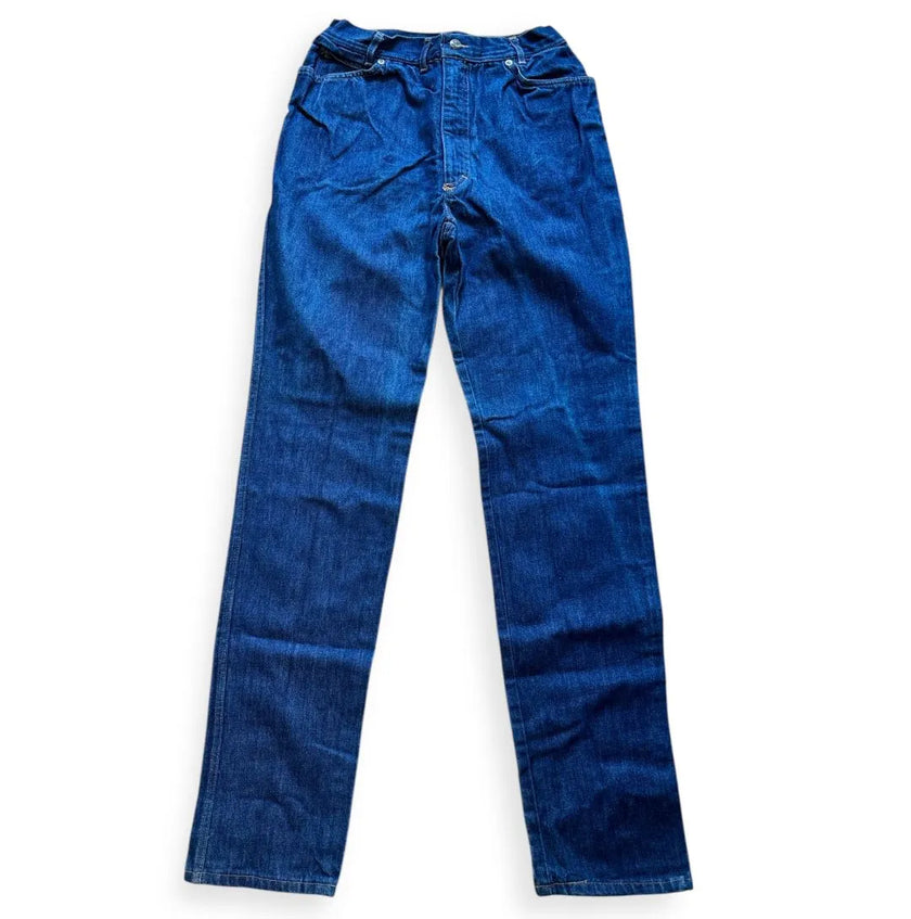 Jeans dritto a vita alta