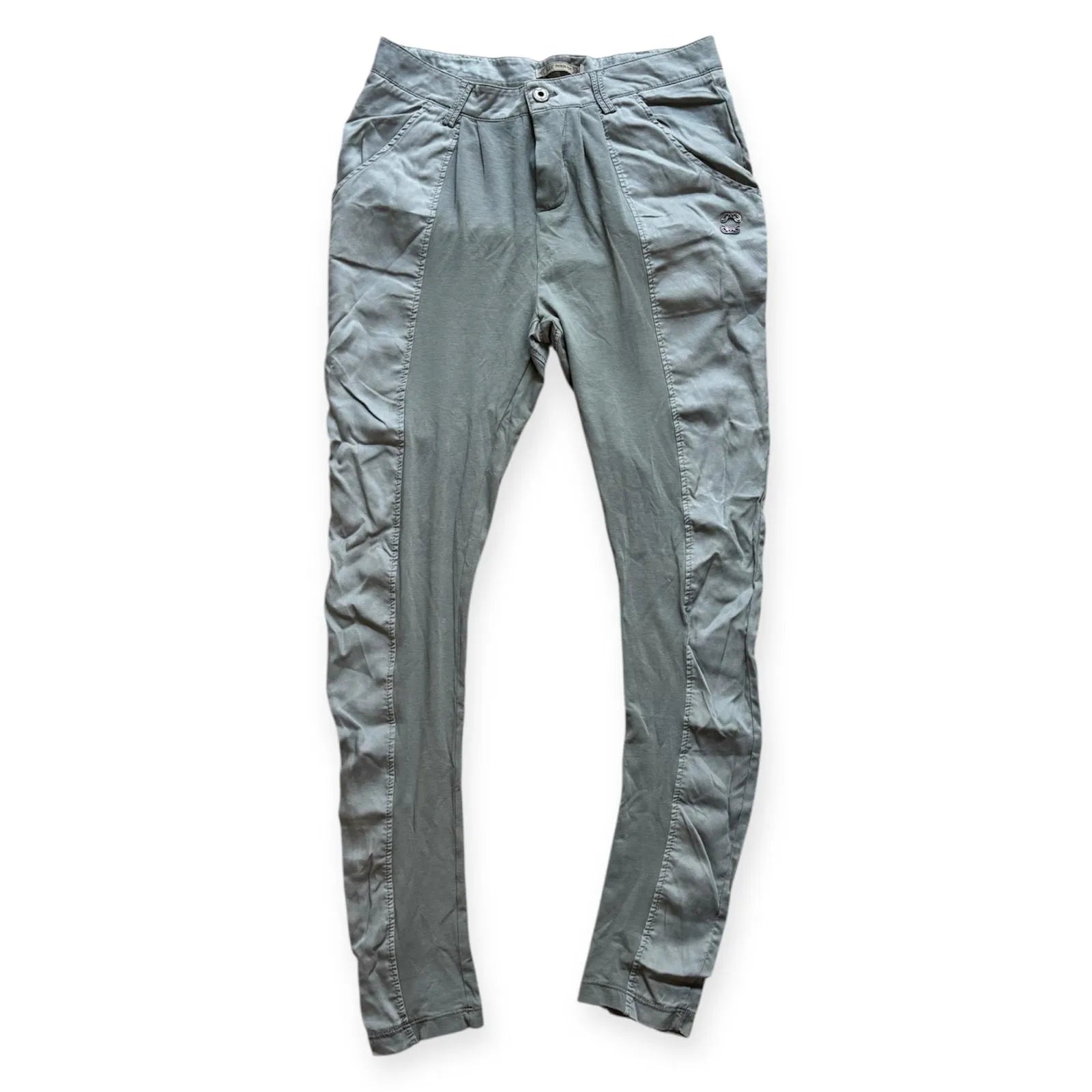 Pantalone doppio tessuto con logo PATRIZIA PEPE