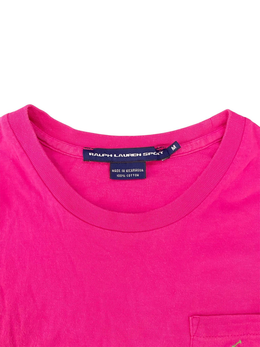 T-shirt basic in cotone con logo RALPH LAUREN SPORT