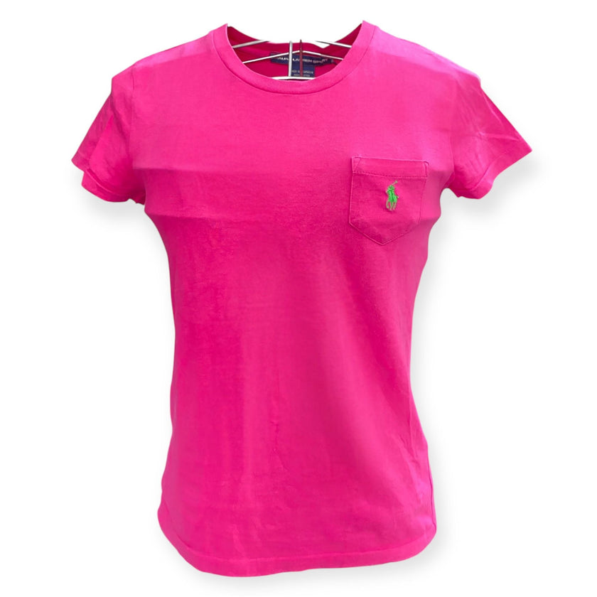 T-shirt basic in cotone con logo RALPH LAUREN SPORT