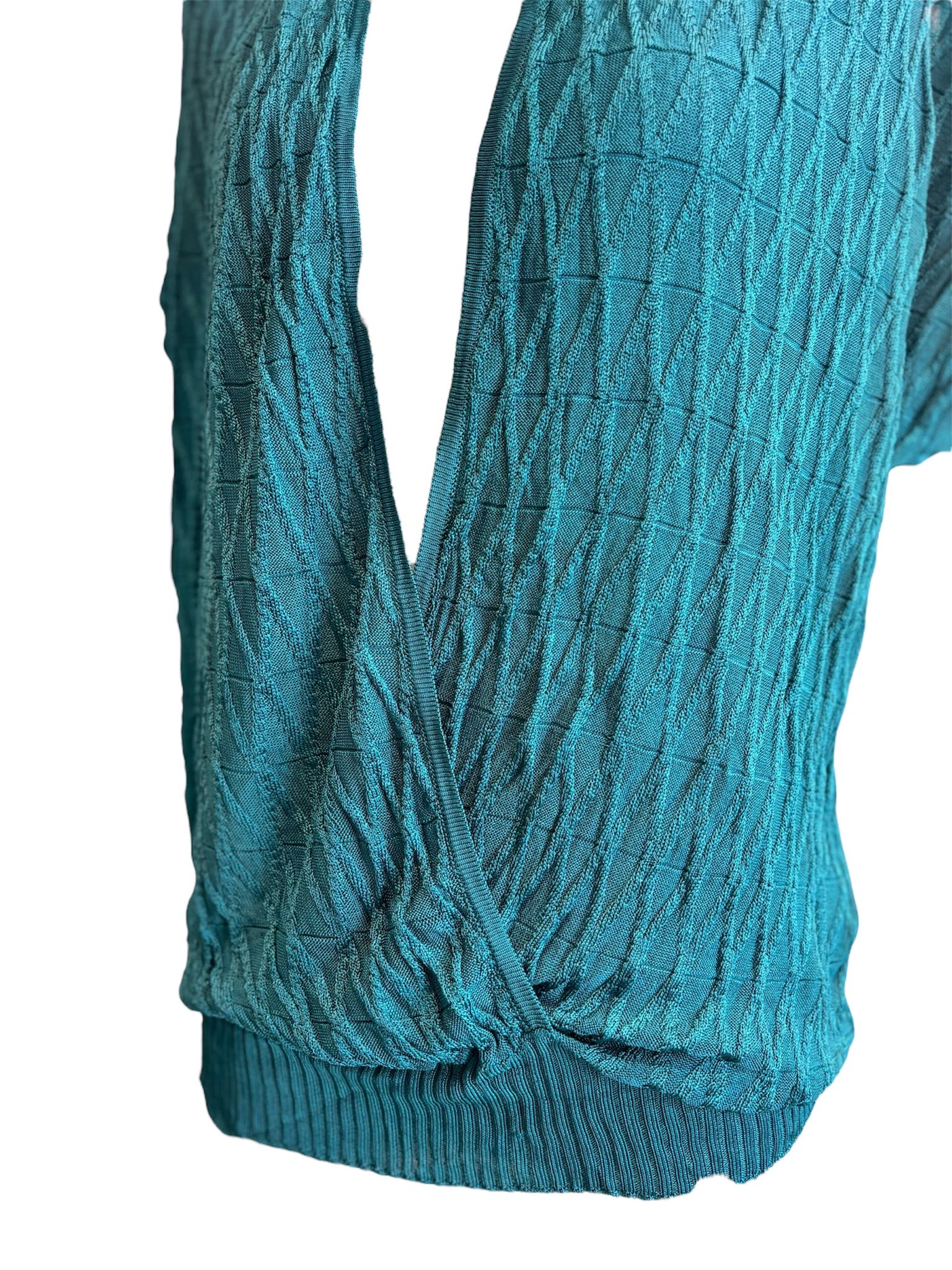 Top incrociato con scollo profondo a V LUISA SPAGNOLI