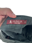 Pantalone gamba dritta con fantasia a righe sottili SIVIGLIA