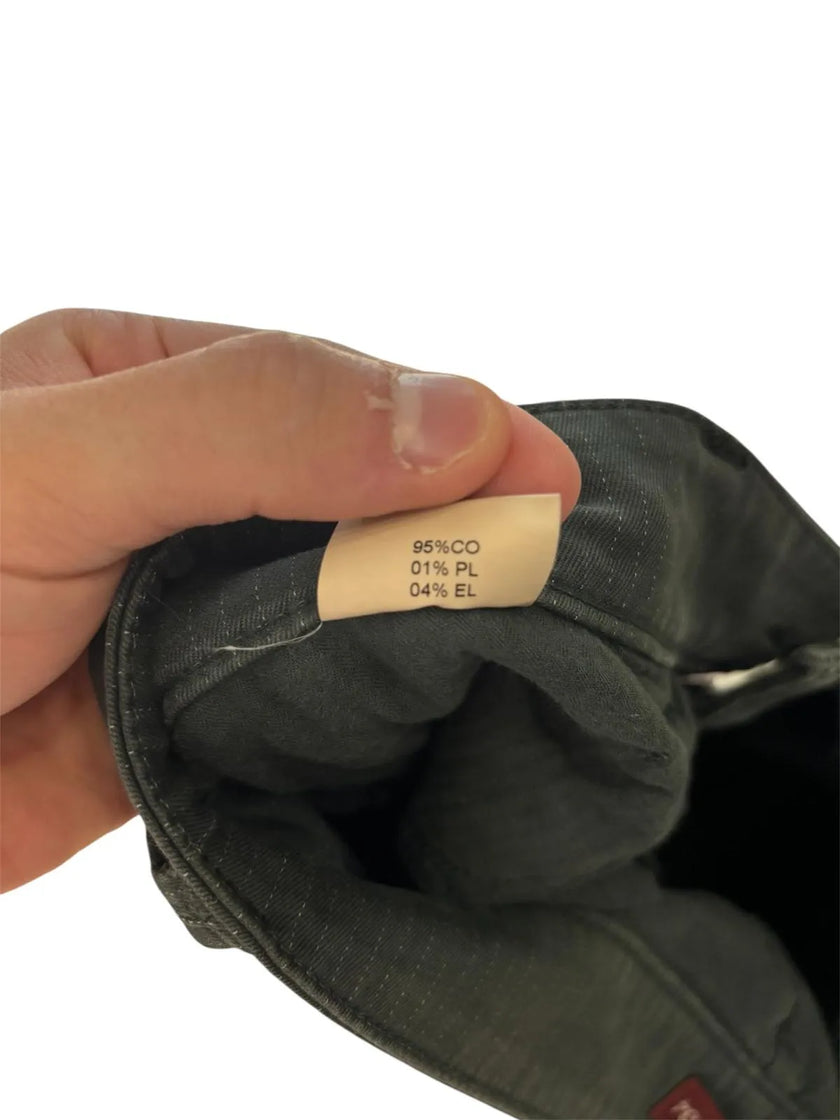 Pantalone gamba dritta con fantasia a righe sottili SIVIGLIA
