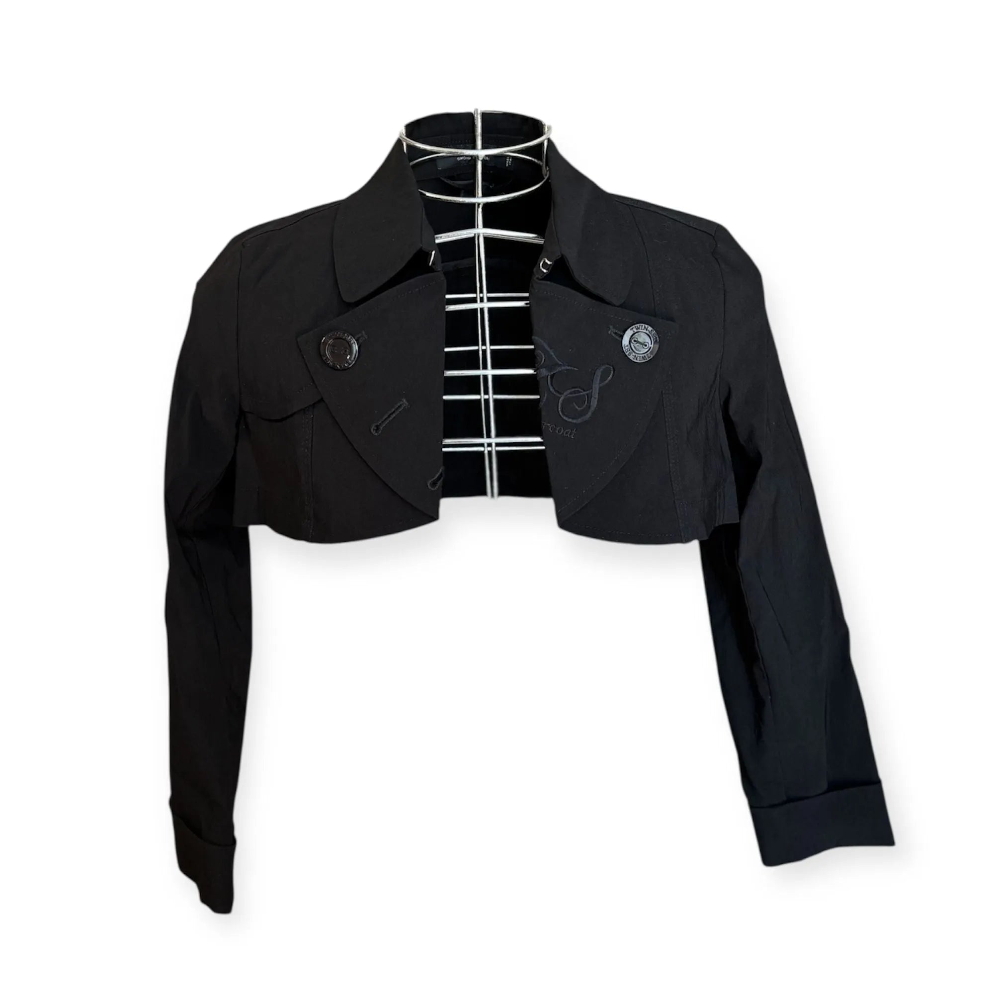 Giacca modello crop con dettagli tono su tono TWINSET ACTITUDE