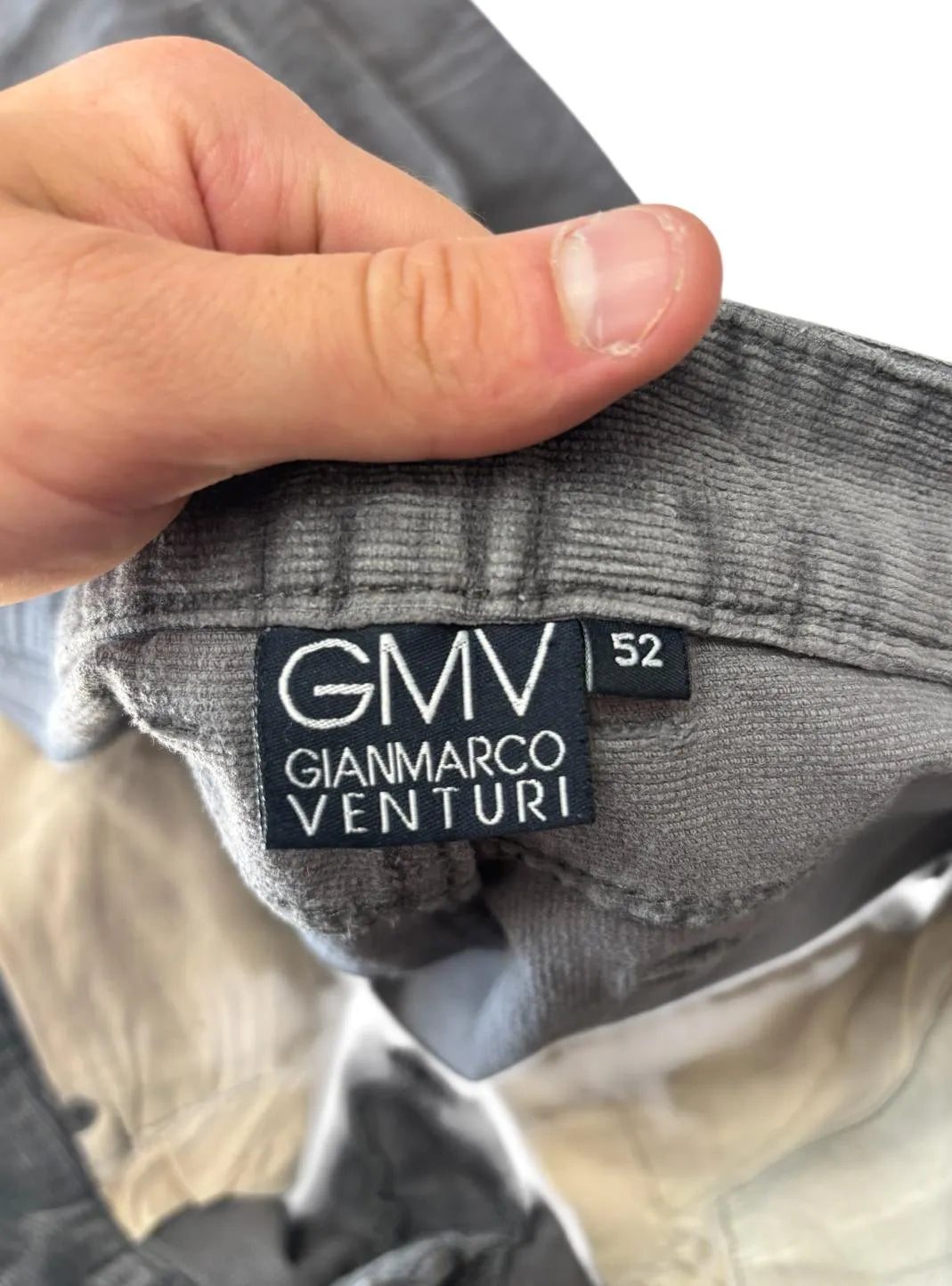 Jeans in velluto a coste sottili GIANMARCO VENTURI
