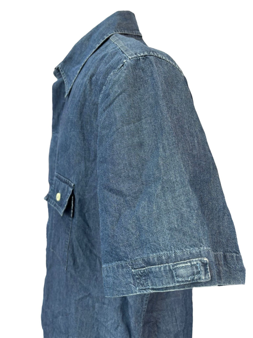 Camicia a mezza manica in denim VALENTINO