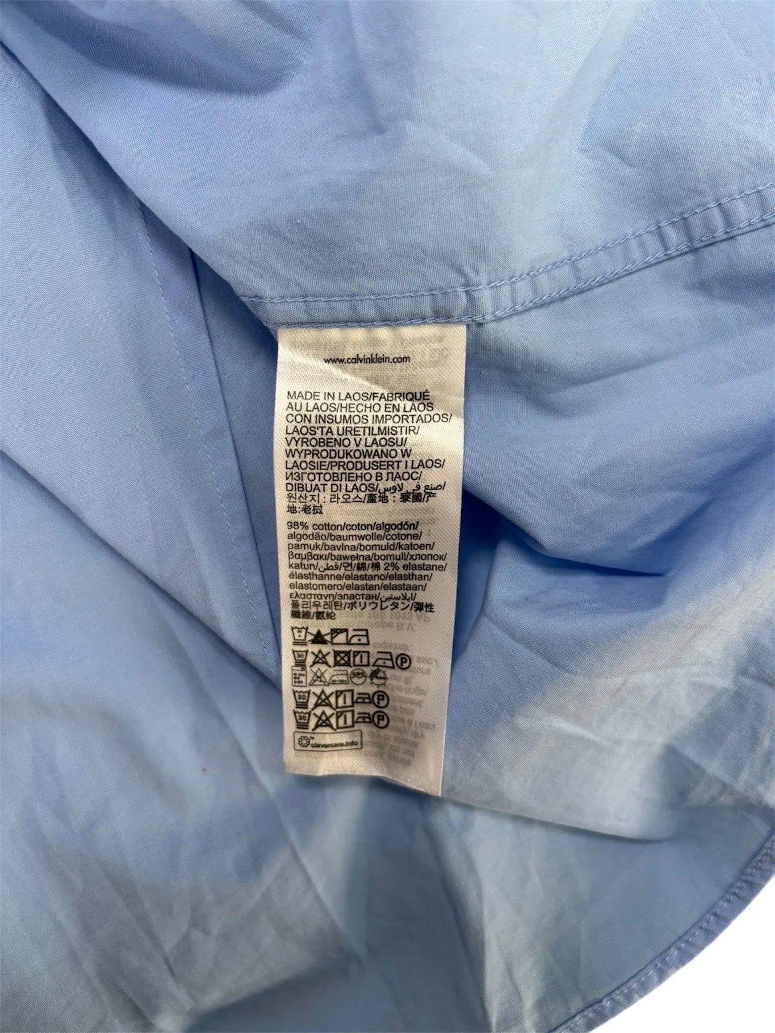 Camicia basic maniche lunghe CALVIN KLEIN