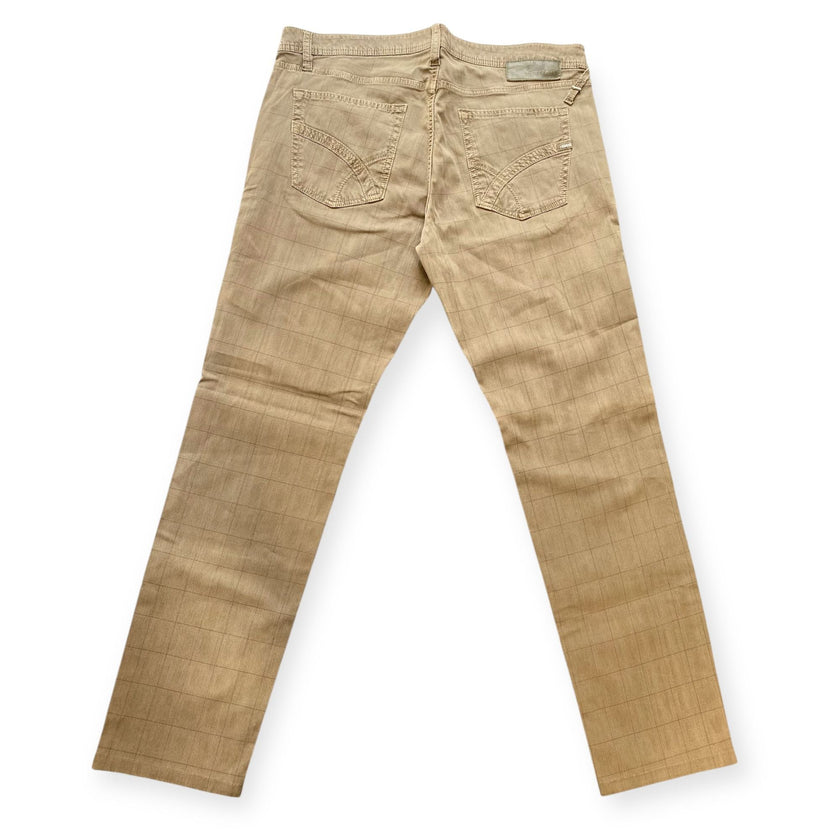 Pantalone motivo a quadri sottile GAS