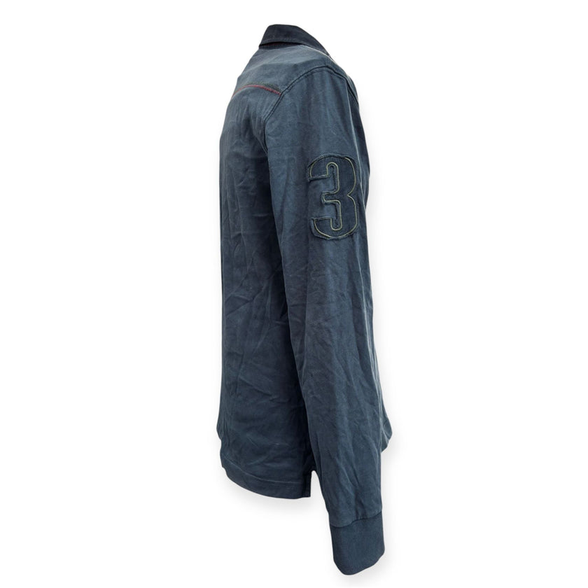 Maglia polo a maniche lunghe con logo LA MARTINA