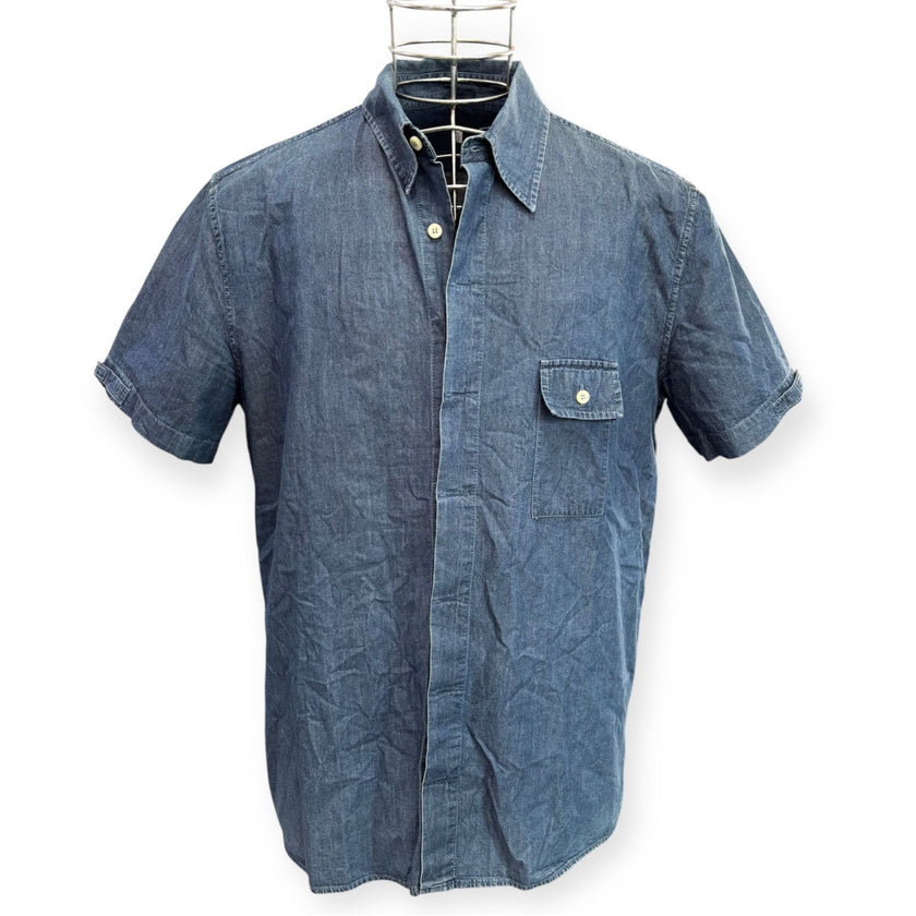 Camicia a mezza manica in denim VALENTINO