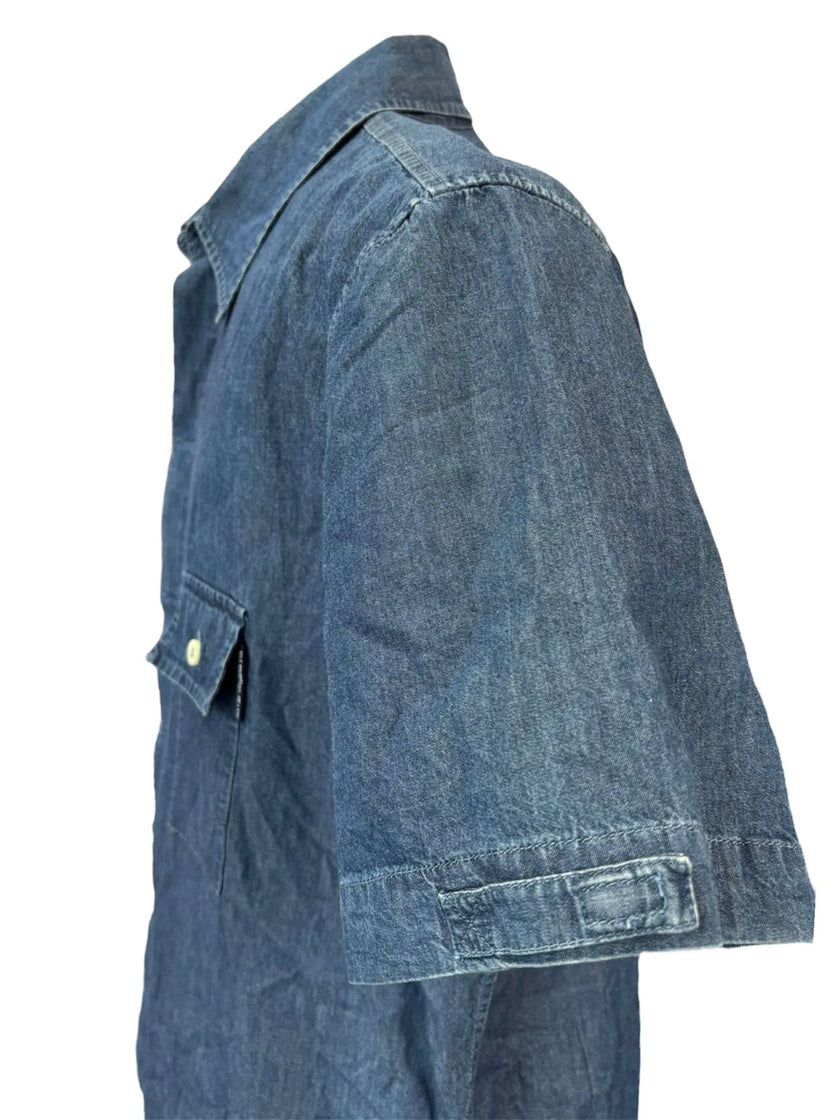 Camicia a mezza manica in denim VALENTINO