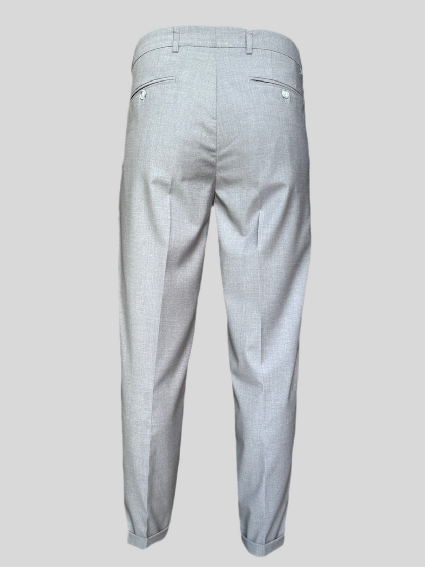 Pantalone con pence e risvolto ELIO SANTINI