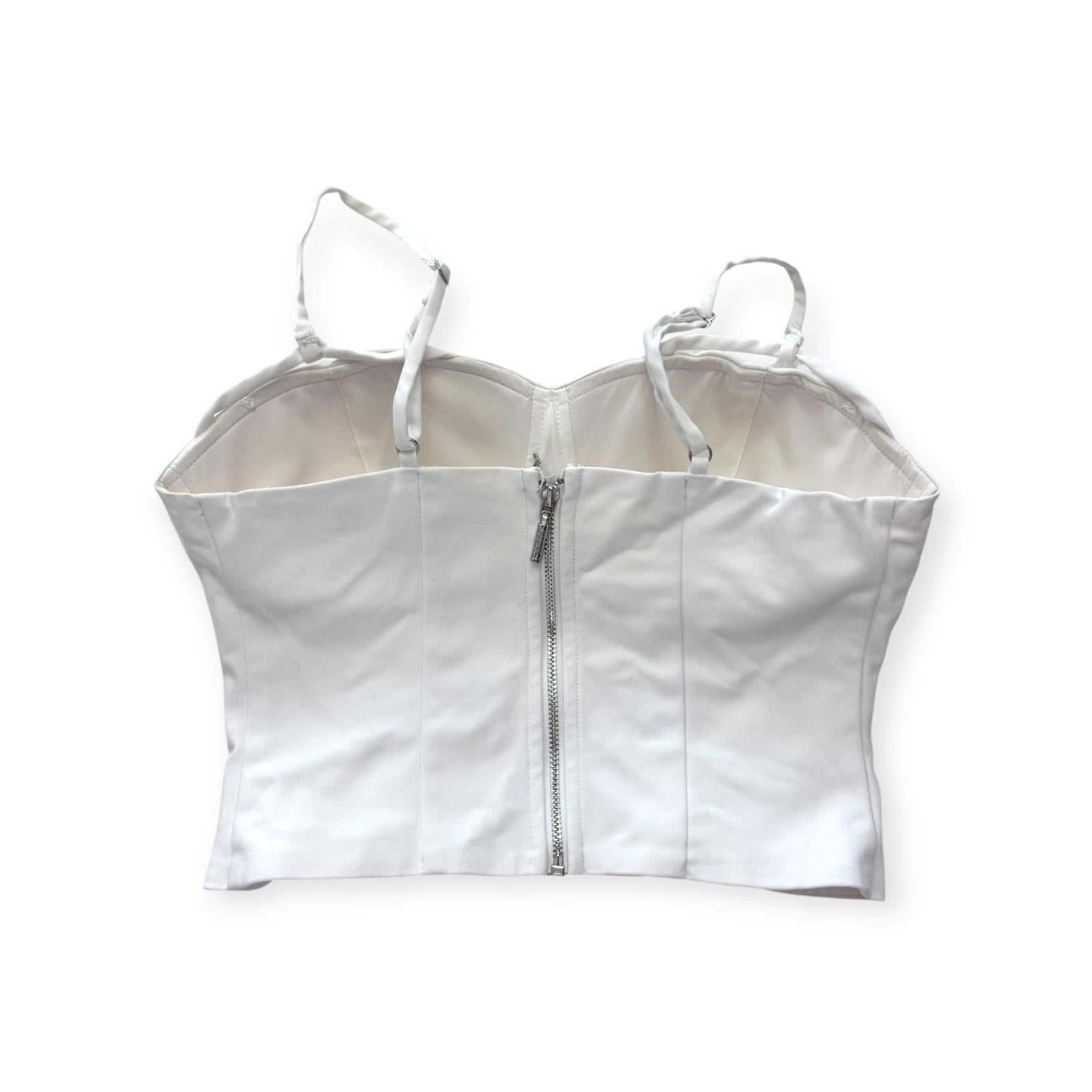 Top bustier con spalline sottili regolabili GUESS