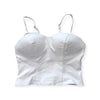 Top bustier con spalline sottili regolabili GUESS