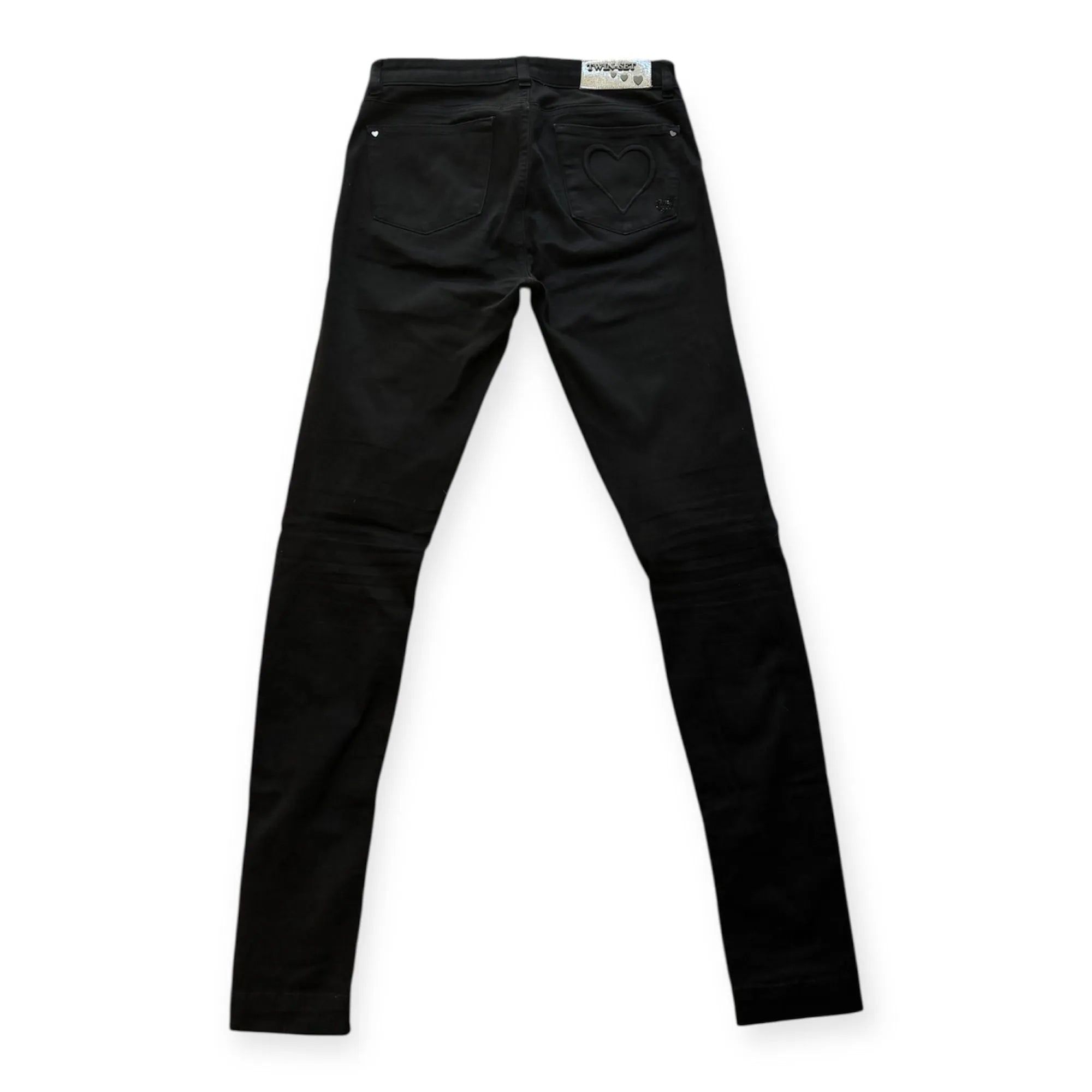 Pantalone skinny fit con dettaglio cuore TWINSET ACTITUDE