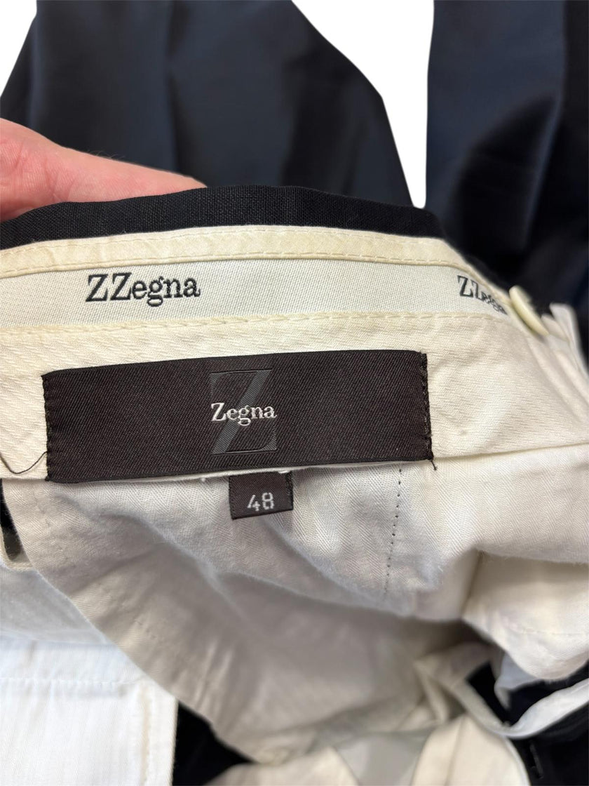 Pantalone dritto classico con pence ZEGNA
