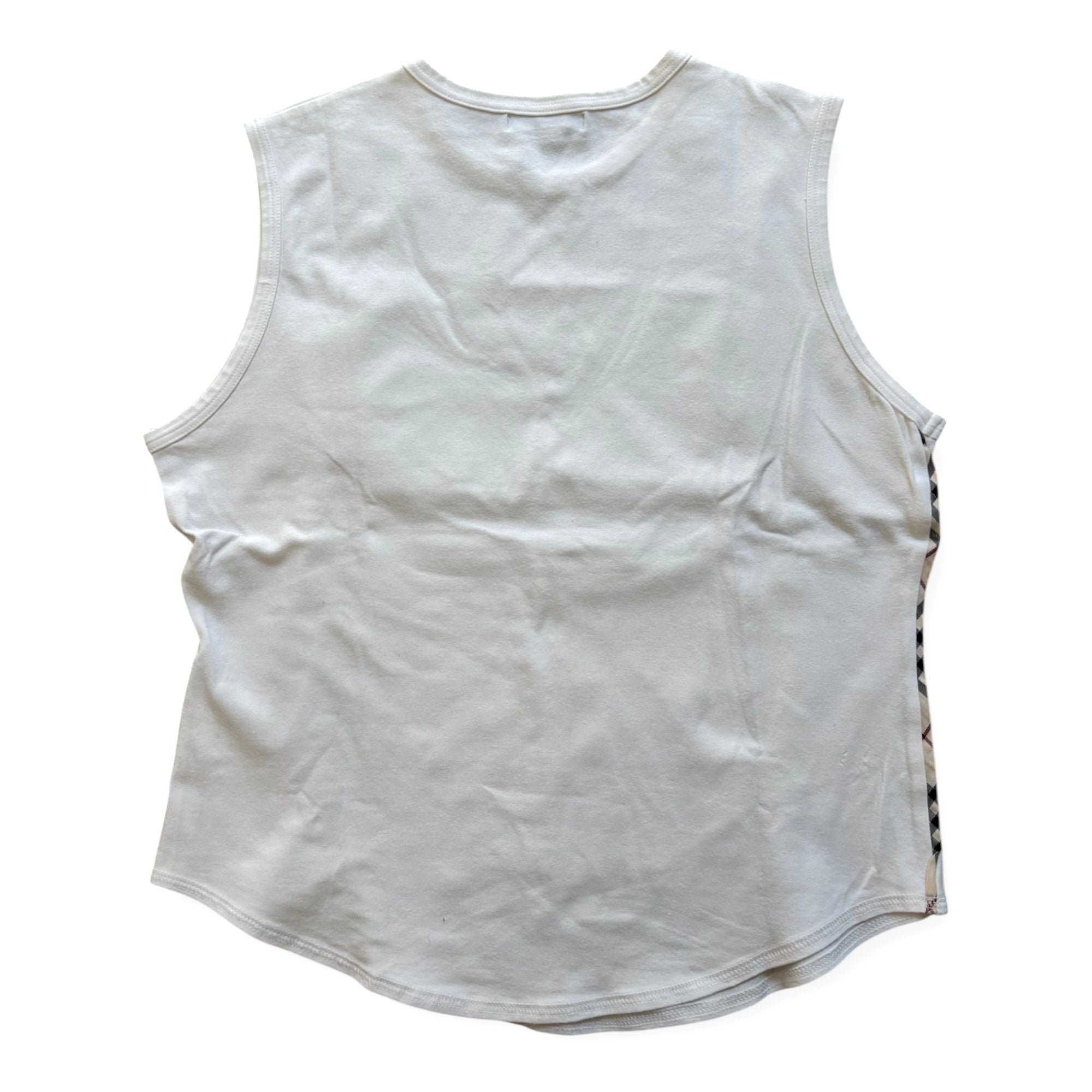 Top smanicato basic con inserti laterali BURBERRY