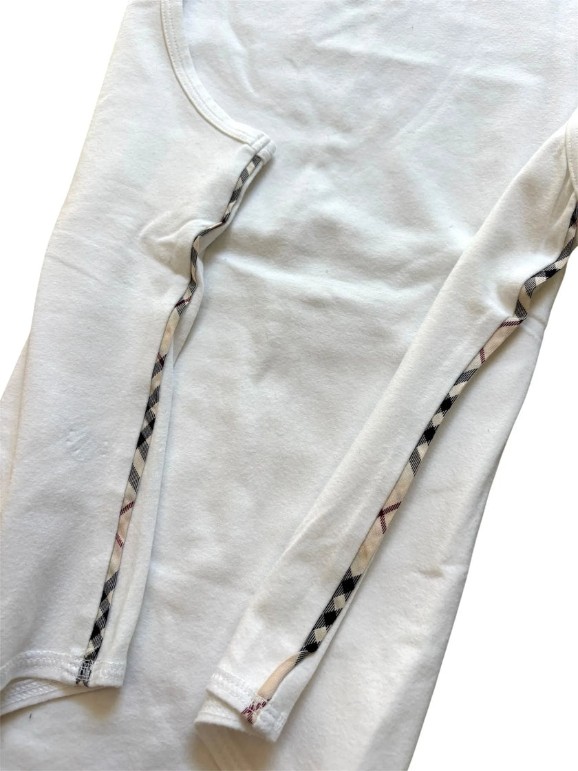 Top smanicato basic con inserti laterali BURBERRY