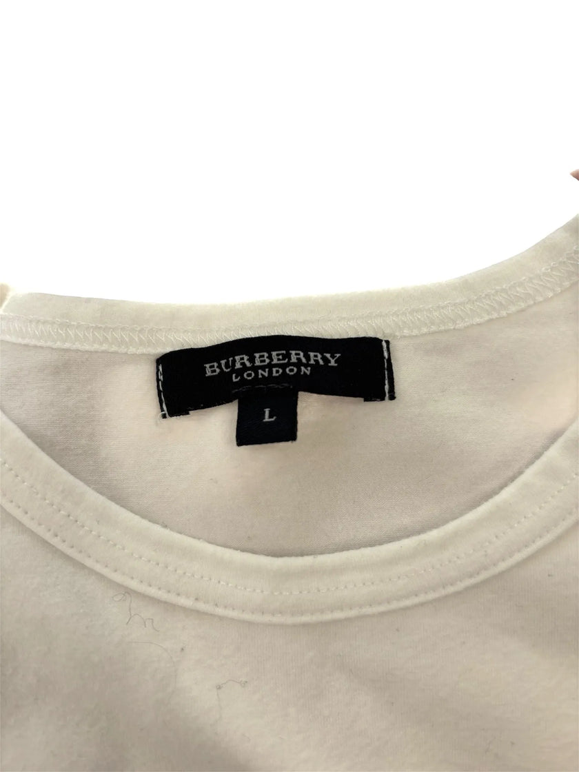 Top smanicato basic con inserti laterali BURBERRY