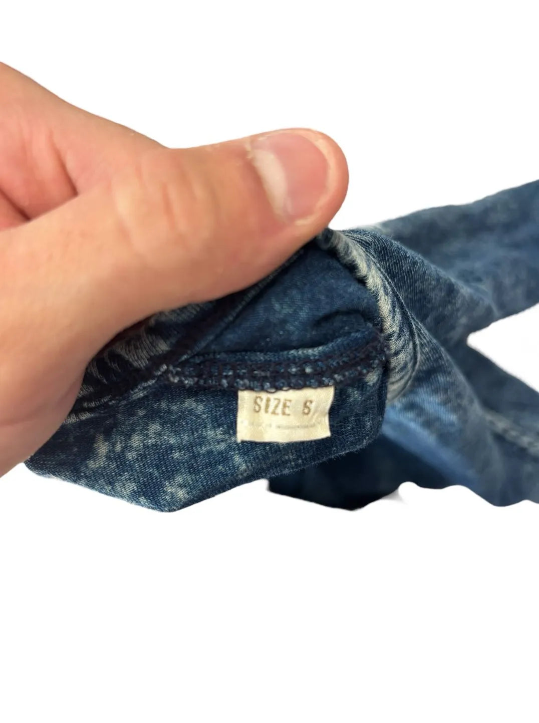 Abito midi effetto denim con inserto intrecciato DIESEL